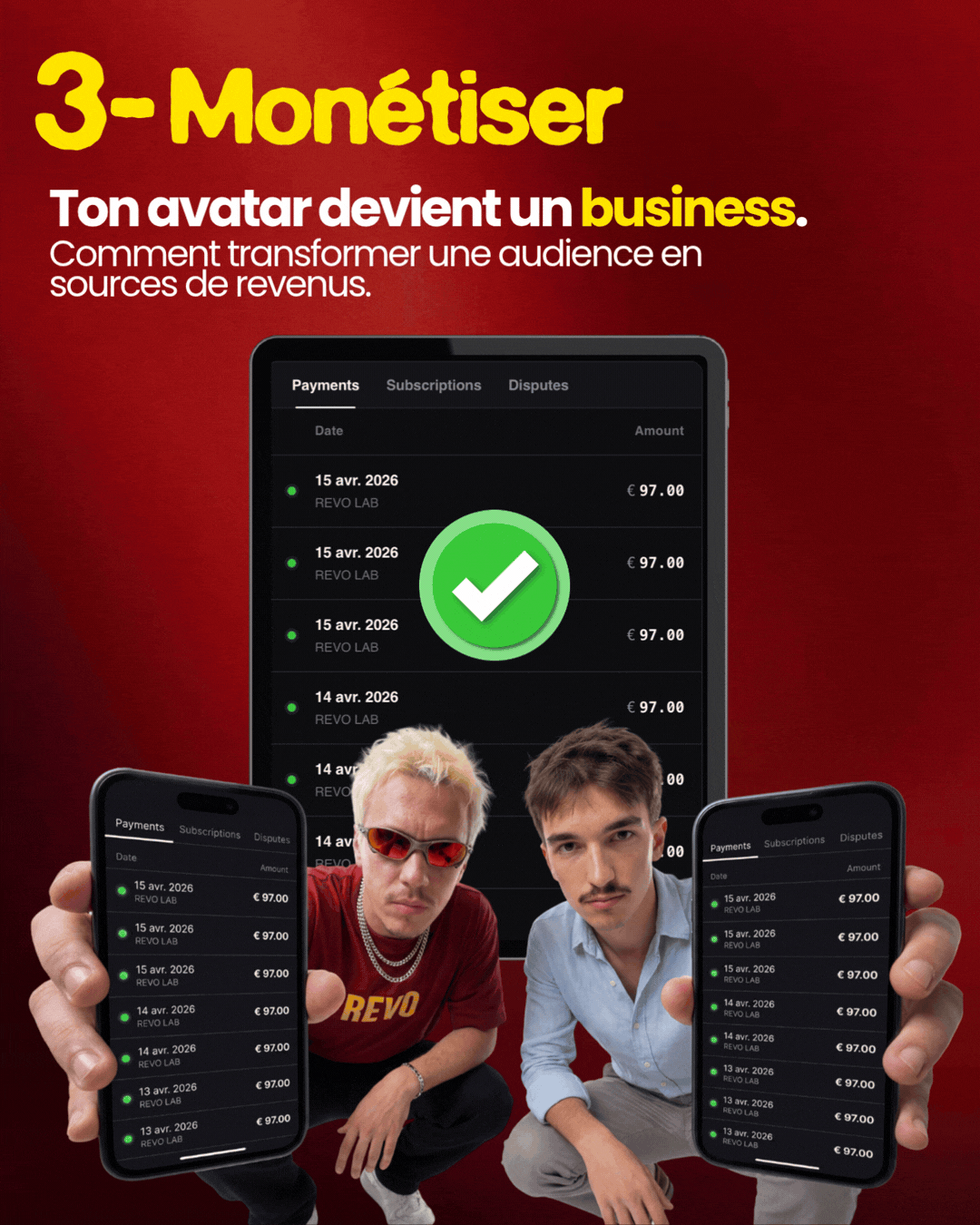 Monétise ton avatar IA